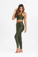 Legging Basic Labyrinth Green
