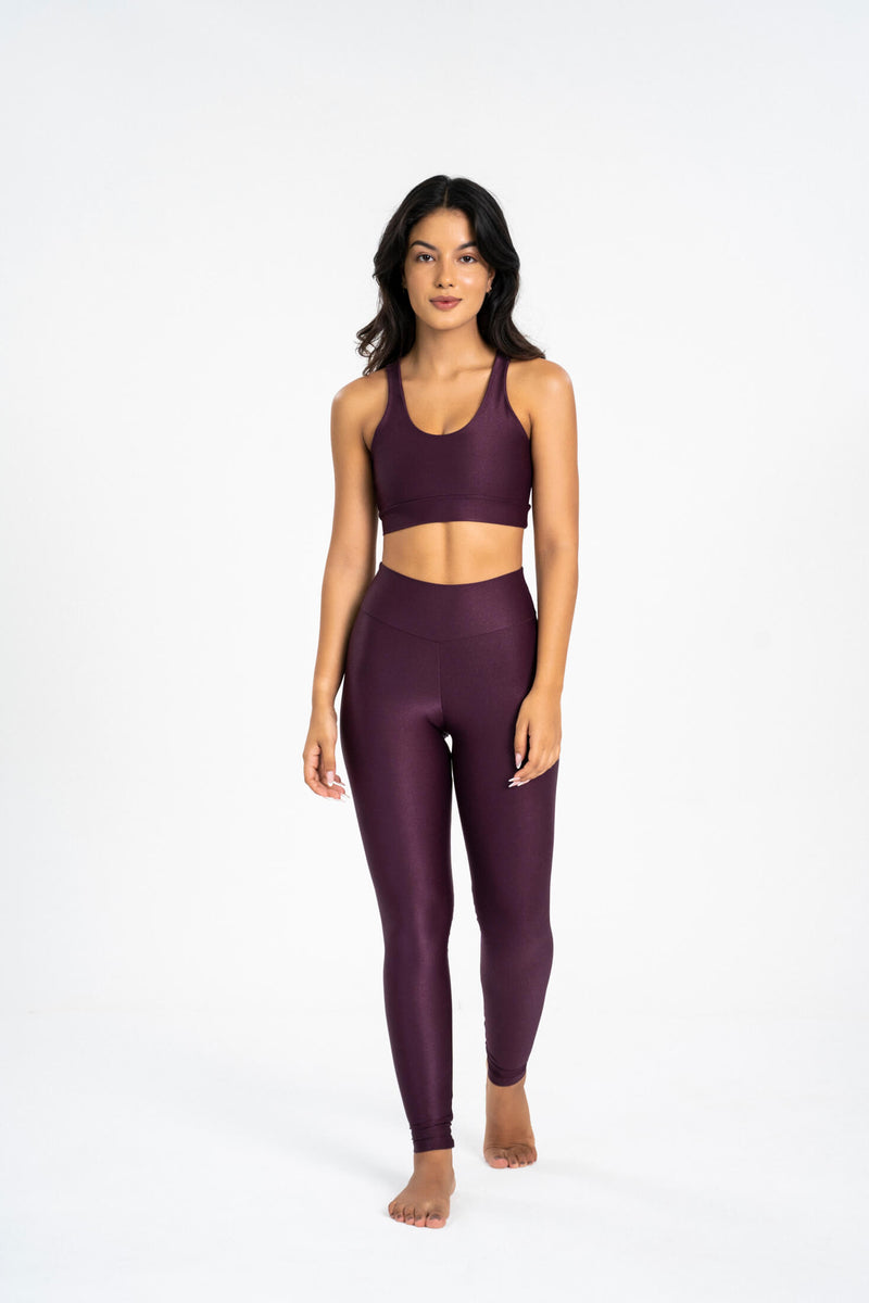 Legging Basic Violet Eggplant