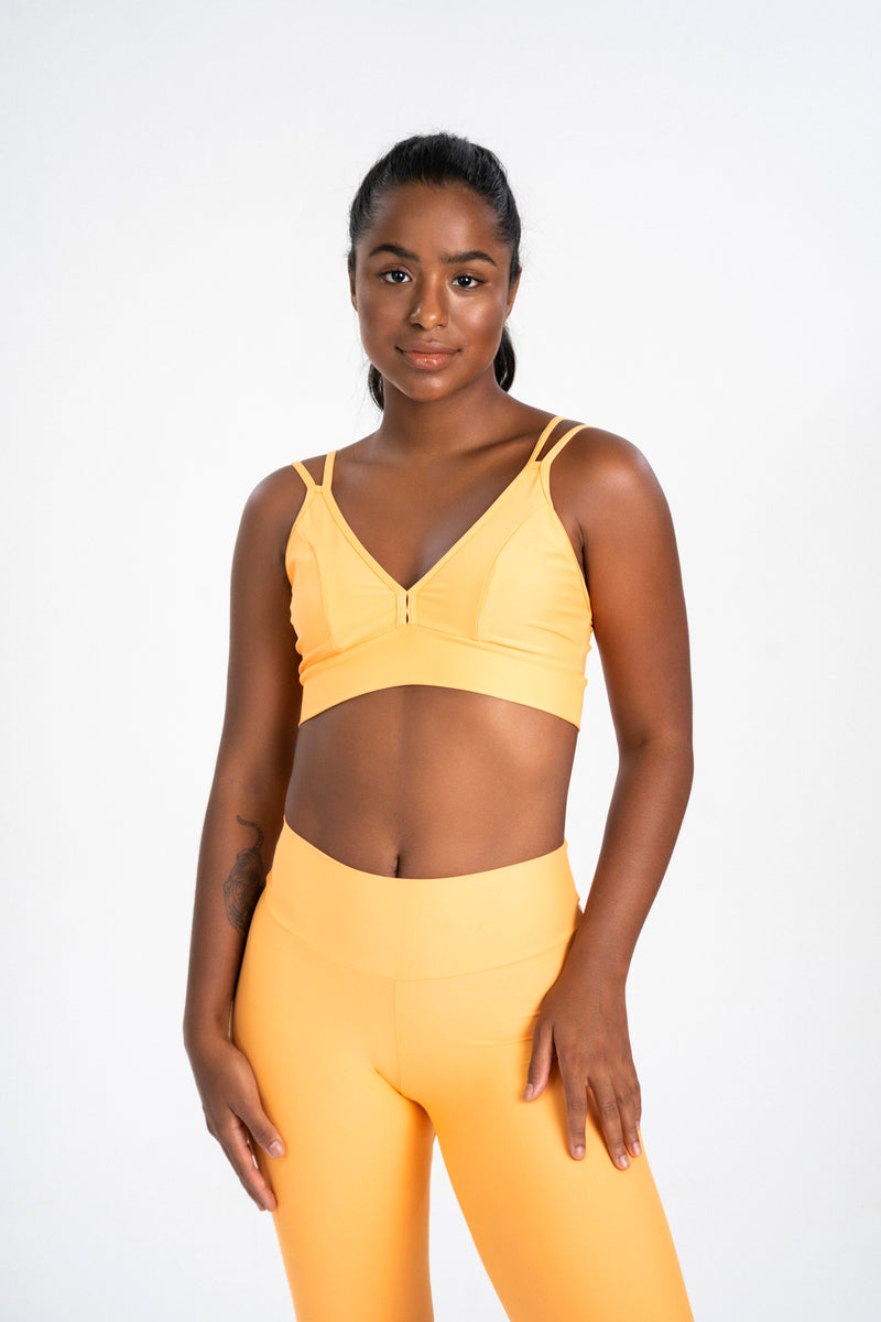 Double Strap Bra Apricot