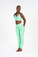New Thin Strap Sports Bra Mint Green