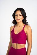 New Thin Strap Sports Bra Pandora Red
