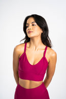 New Thin Strap Sports Bra Pandora Red