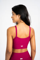 New Thin Strap Sports Bra Pandora Red