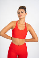 Racerback Bra Red Apple
