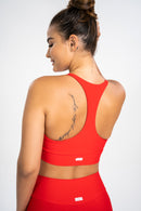 Racerback Bra Red Apple