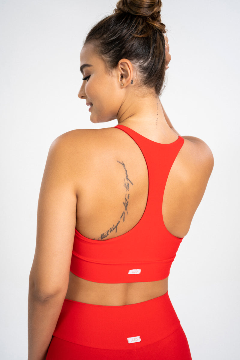 Racerback Bra Red Apple