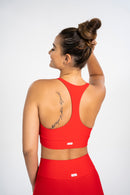 Racerback Bra Red Apple