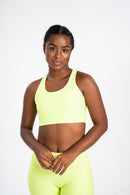 Racerback Bra Lime Green