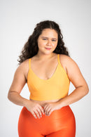 Thin Strap Sports Bra Apricot