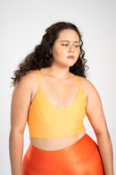 Thin Strap Sports Bra Apricot