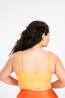Thin Strap Sports Bra Apricot