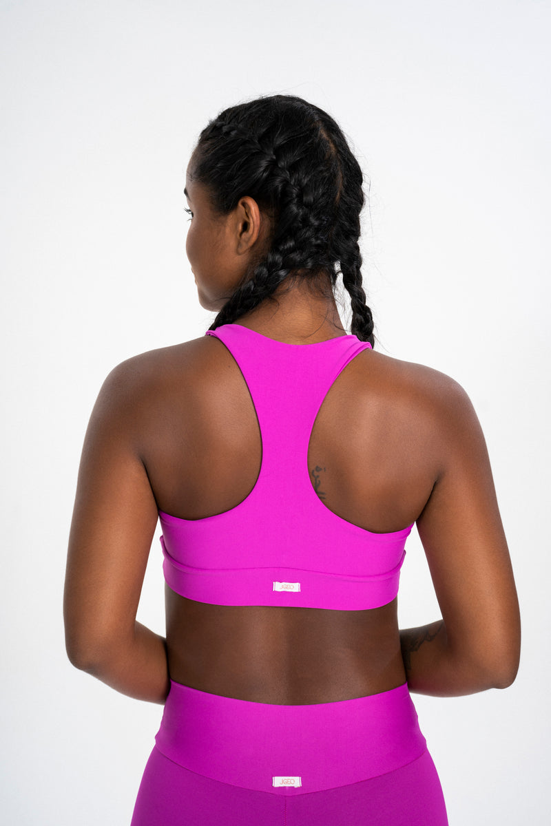 Racerback Bra Purple