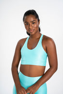 Racerback Bra Tiffany Green