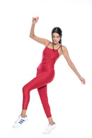 Bianca Red Wine - Legging - JGeofitwear