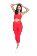 Agatha Red- Legging - JGeofitwear